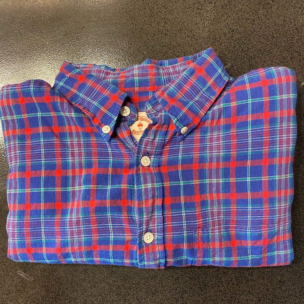 Brooks Brothers Blue & Red Button Down Shirt